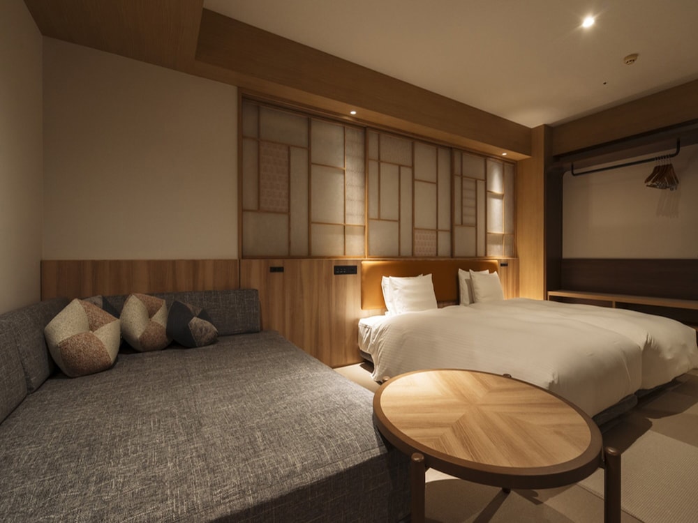 [4名利用] 和モダンプレミアツイン～popke～ベット計3台 喫煙可 客室1 | リッチモンドホテル札幌大通