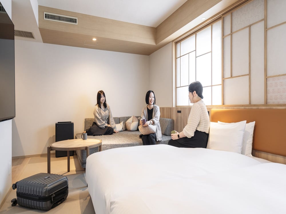 [4名利用] 和モダンプレミアツイン～popke～ベット計3台 喫煙可 客室2 | リッチモンドホテル札幌大通