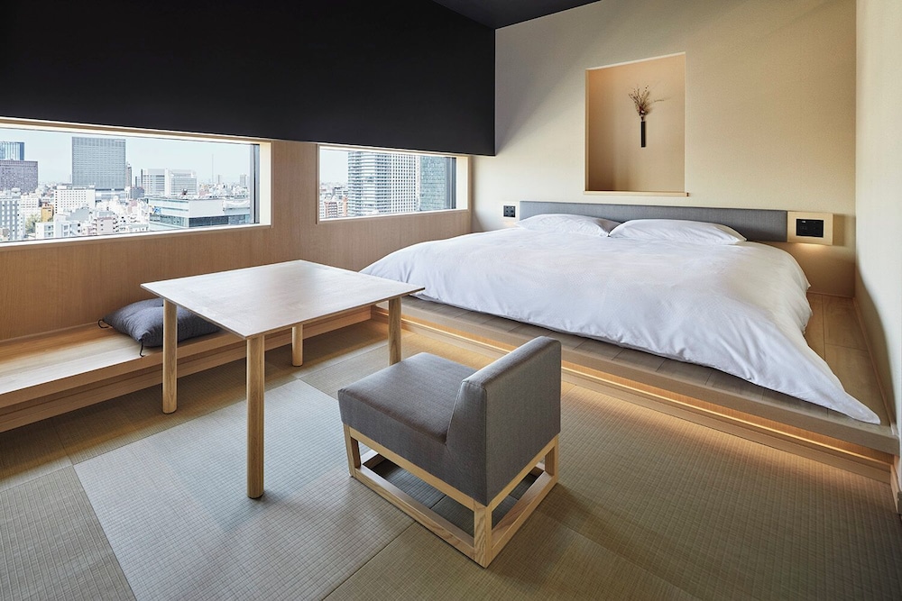 [館内工事中] ダブルルーム 禁煙 (高層階, シティビュー) | ONSEN RYOKAN 由縁 新宿
