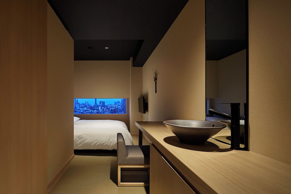 [館内工事中] セミダブルルーム 禁煙 (高層階, シティビュー) | ONSEN RYOKAN 由縁 新宿