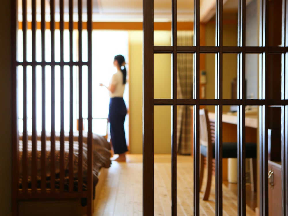 和風モダンツイン 客室2 | ホテル富貴の森