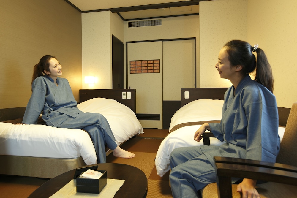 和風ツイン◆ベッドorマットレス2台(2名定員)21平米 客室8 | お宿 木の葉