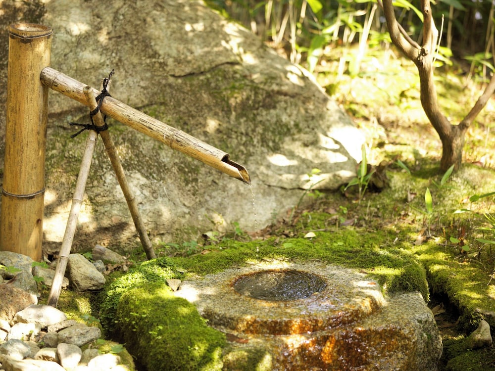 グランド ヴィラ 2 ベッドルーム コートヤードビュー 別館 バルコニーからの眺望1 | 旅亭 半水盧