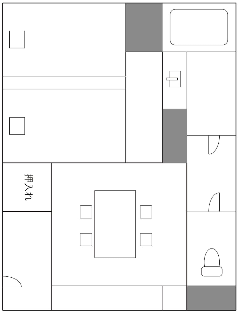 和洋室 禁煙 (26~31㎡) 客室4 | ホテル道後やや