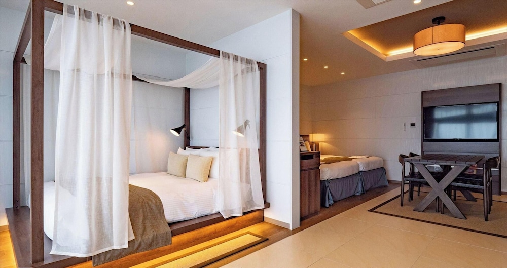 オーシャンビューテラス デラックス B (2食付) しゃぶしゃぶコース 18:00 ~ 19:30, 禁煙 客室2 | ワンスイート ザ テラス