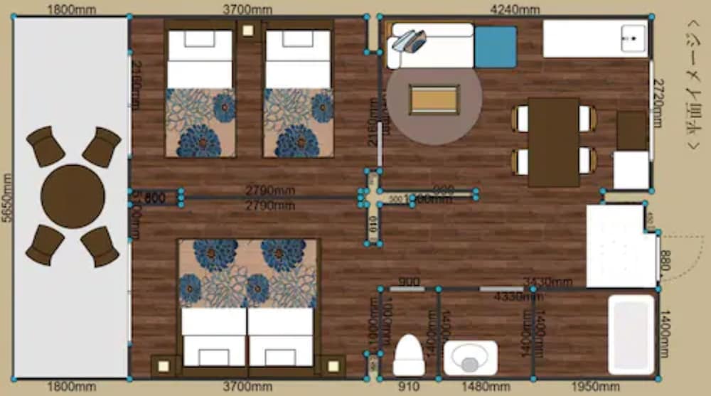 スタンダードファミリールーム 海風 客室2 | ゆくりなリゾート海風
