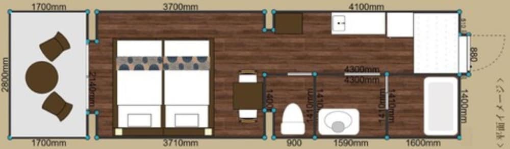 スタンダードツインルーム 海風 客室5 | ゆくりなリゾート海風