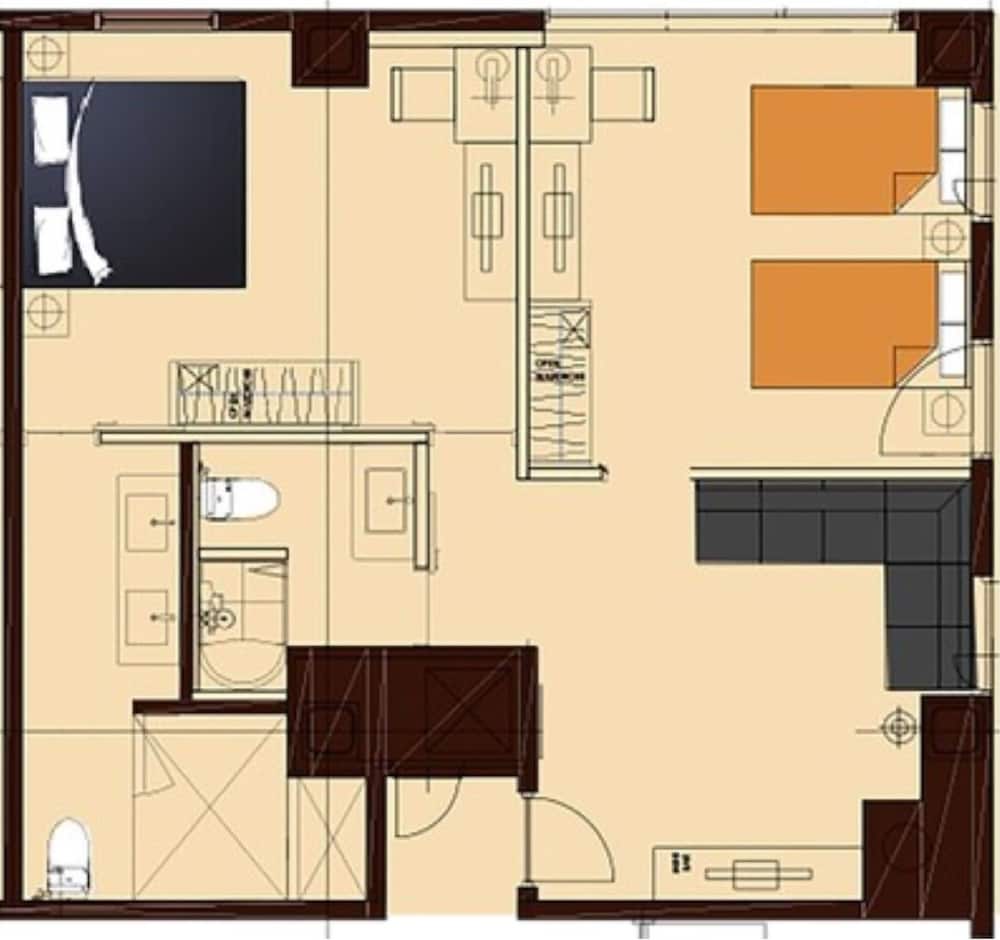 キングスイート フロアマップ0 | T Hotel 竜王