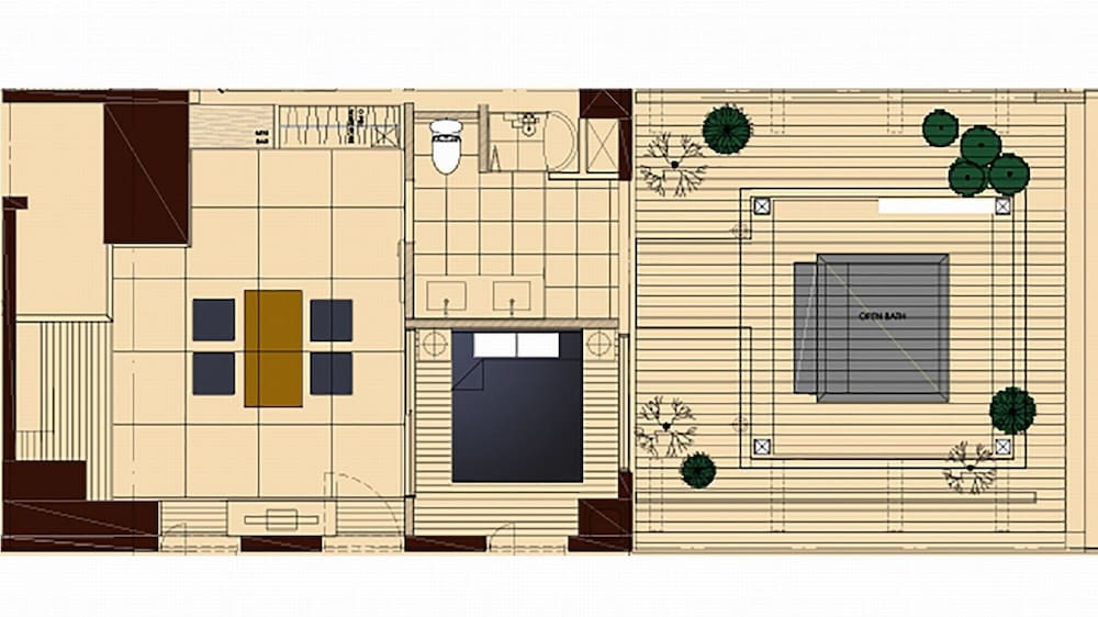 雲海スイート フロアマップ0 | T Hotel 竜王