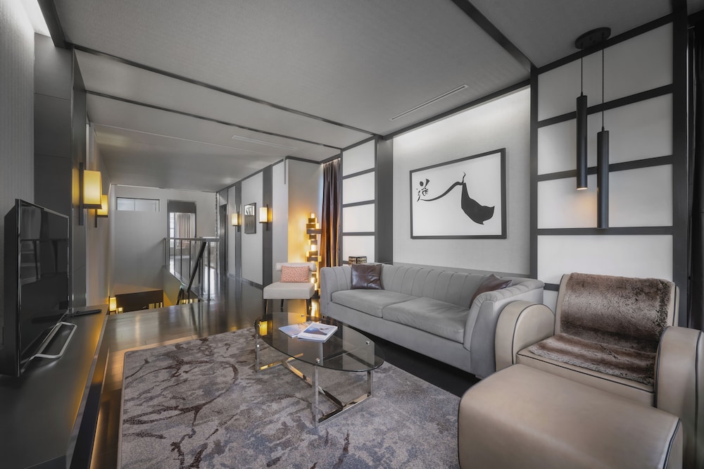 デラックス ルーム 3 ベッドルーム (Townhouse) リビング エリア2 | ヒノデヒルズニセコビレッジ