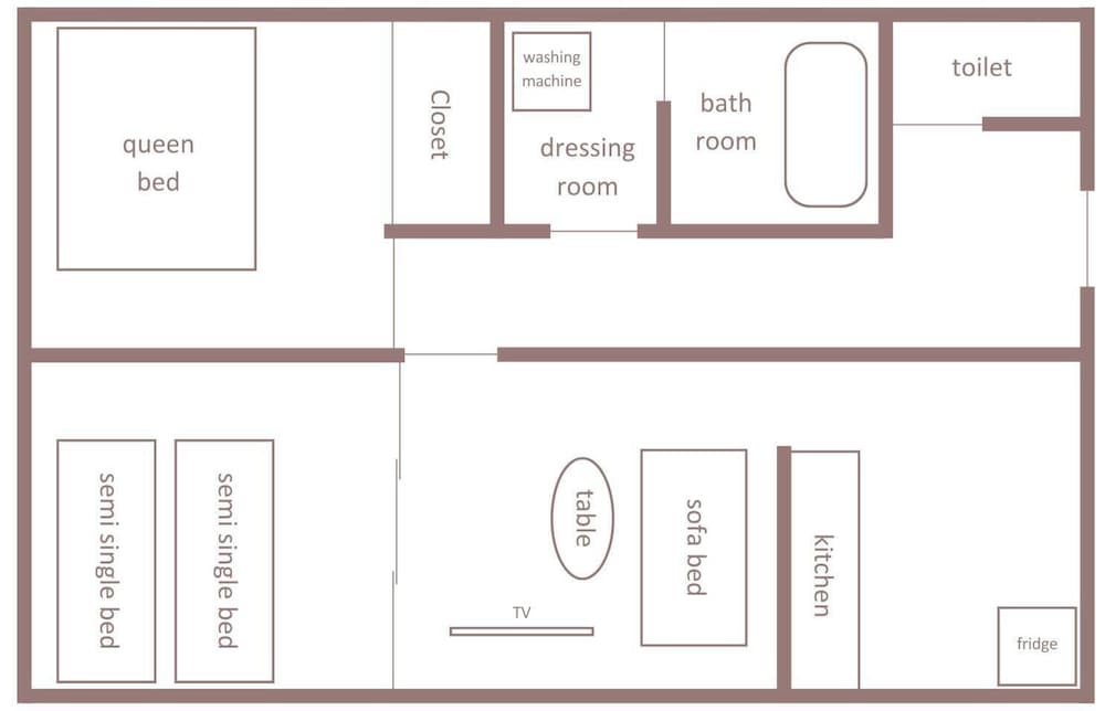 クアッドルーム フロアマップ0 | KARIO 笹塚