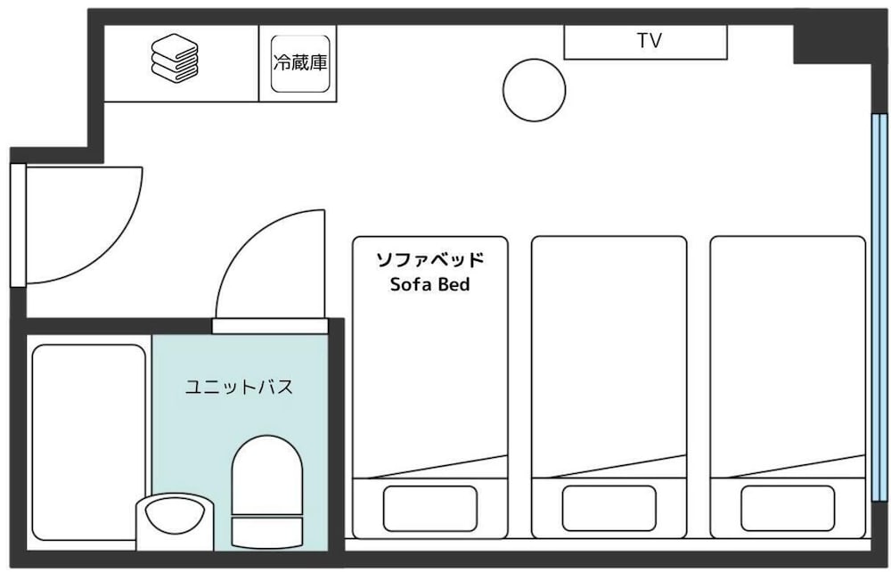 トリプルルーム 禁煙 シティ ビュー0 | 変なリゾート＆スパ 関西空港