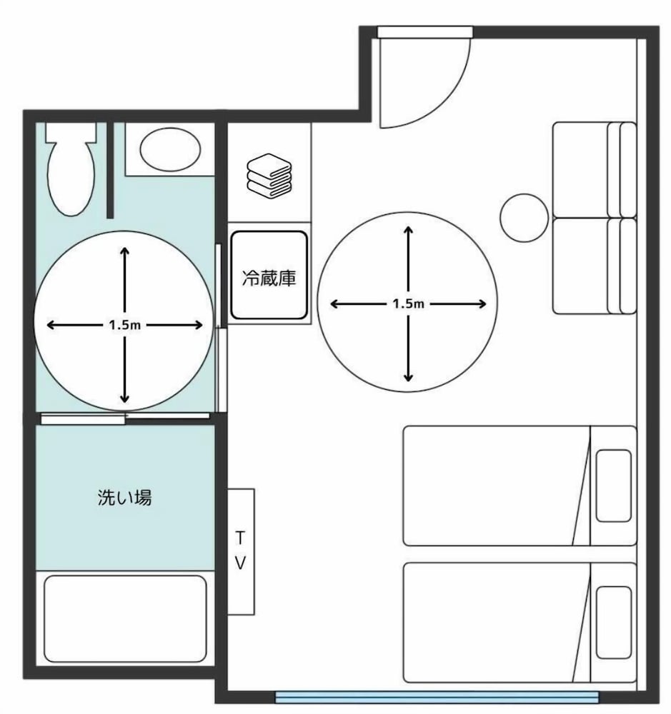 アクセシブルルーム禁煙 シティ ビュー0 | 変なリゾート＆スパ 関西空港