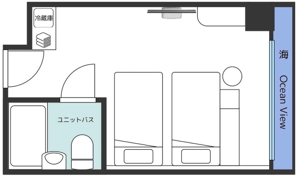 デラックス ツインルーム 禁煙 客室1 | 変なリゾート＆スパ 関西空港
