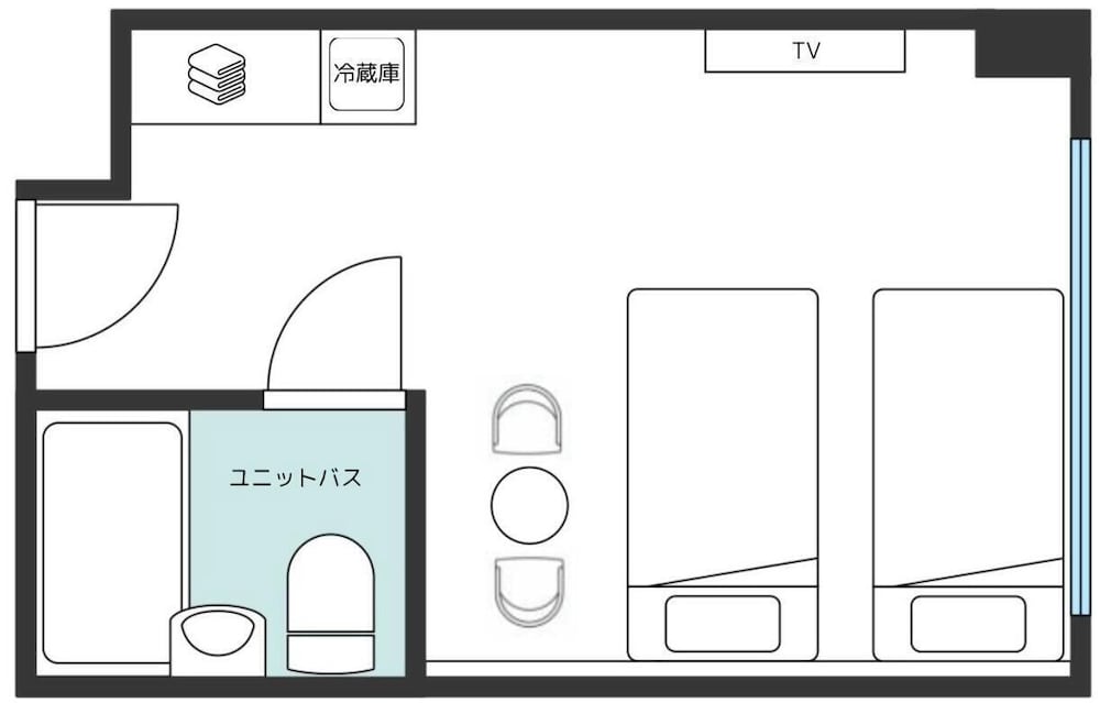 スタンダード ツインルーム 禁煙 シティ ビュー0 | 変なリゾート＆スパ 関西空港