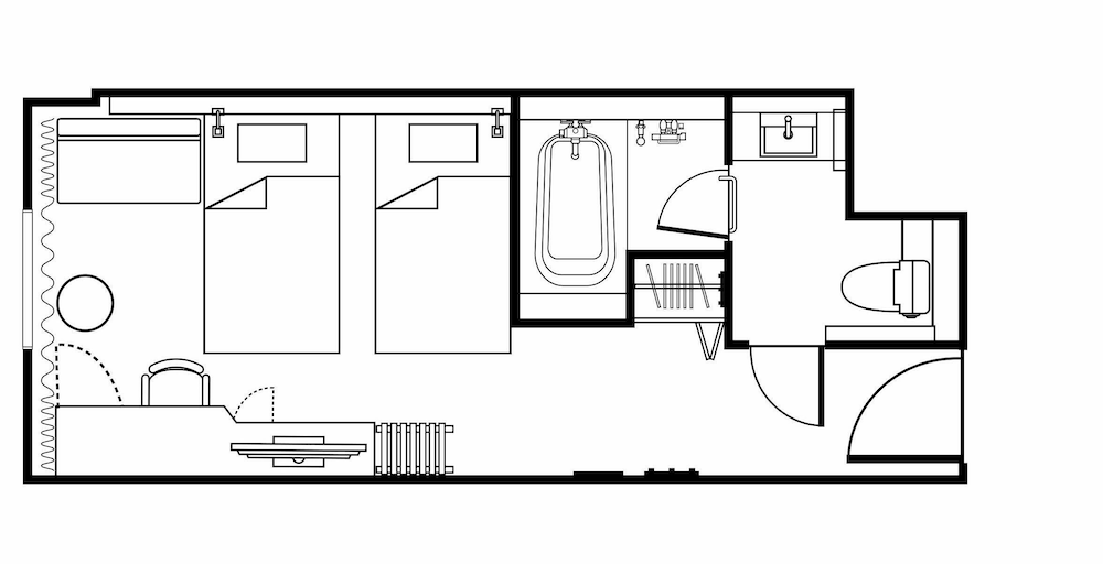 スタンダード ツインルーム 喫煙可 <2名様利用> 客室1 | ダイワロイネットホテル博多冷泉 PREMIER