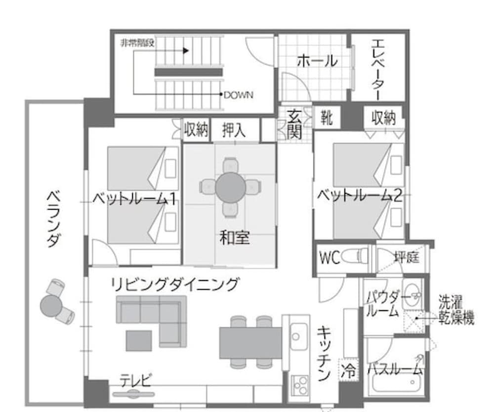 コンドミニアム 客室6 | MINATO チャタン シーサイド コンドミニアム