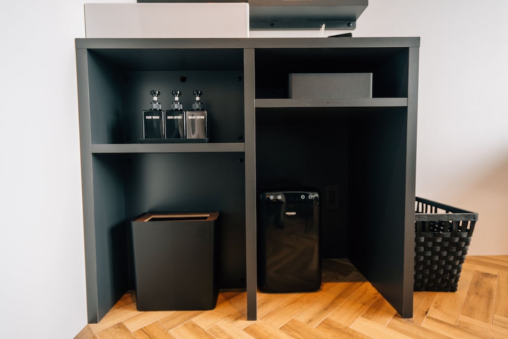 スタンダードルームリバービュー ダブルベッド1台 禁煙 客室の設備とサービス8 | ゾンクホテル中洲であい橋