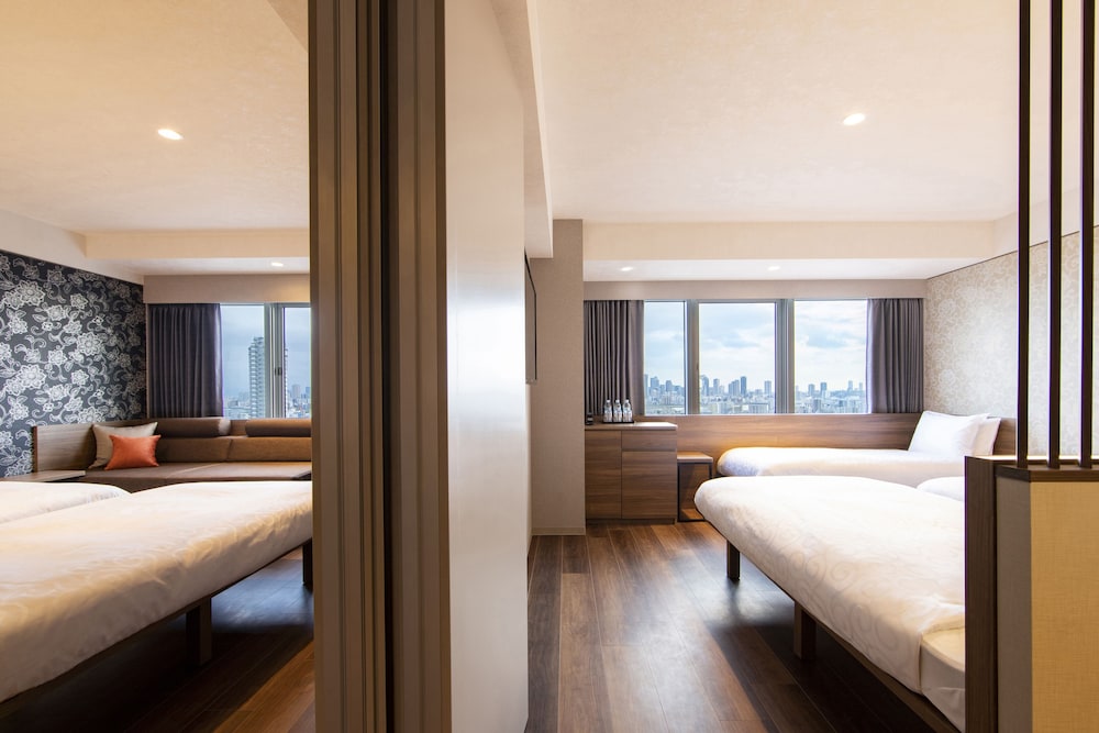 ハイフロアコネクト 6名様用 客室2 | からくさホテルグランデ新大阪タワー