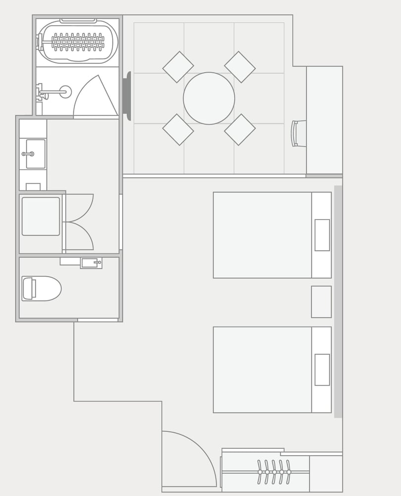 ハイフロアグランデルーム with Tatami 客室7 | からくさホテルグランデ新大阪タワー