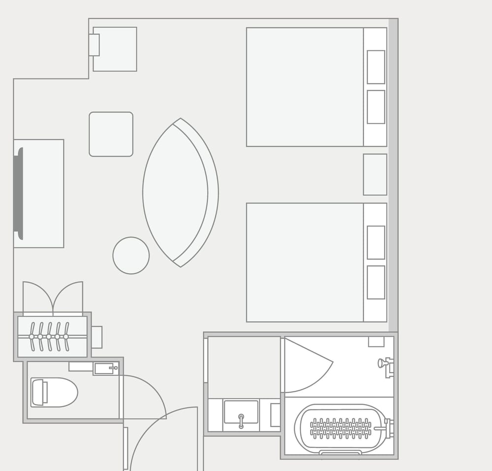 ハイフロアプレミアツイン 客室7 | からくさホテルグランデ新大阪タワー