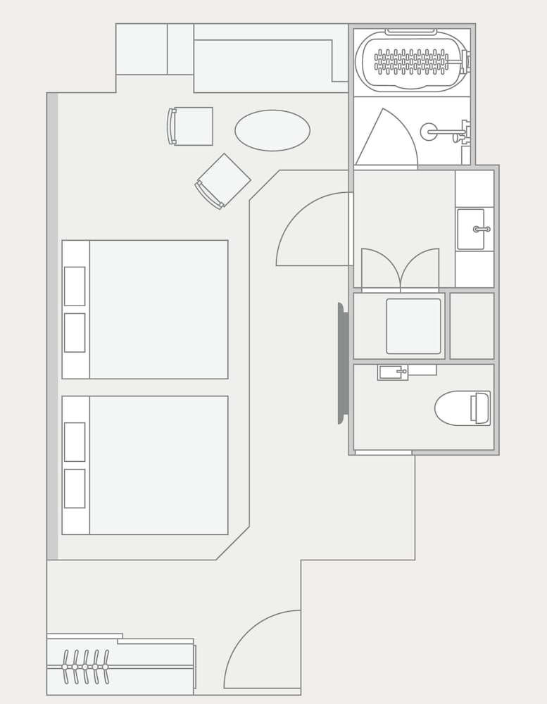 ハイフロアロイヤルグランデルーム 禁煙 客室7 | からくさホテルグランデ新大阪タワー
