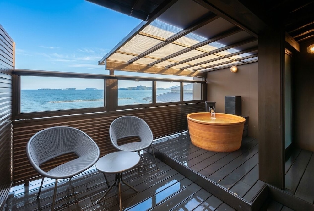 和風クワドラプルルーム 禁煙 オーシャンビュー 部屋からの景観0 | 宵待ちの宿 萩一輪