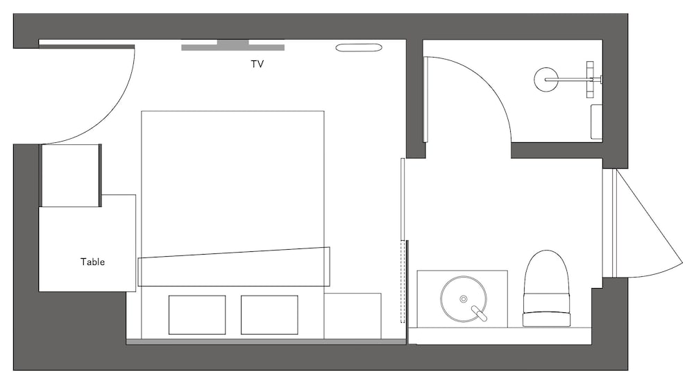 スマート・ダブルルーム 客室4 | ホテルエイチツー長崎