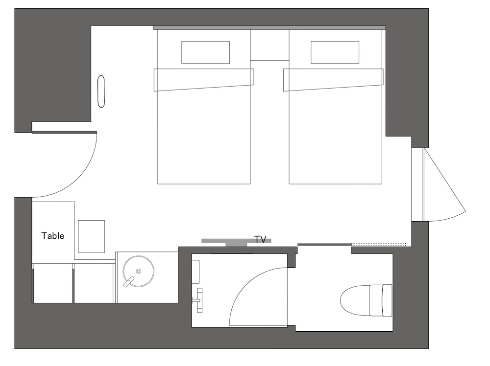 スマート・ツインルーム 客室5 | ホテルエイチツー長崎