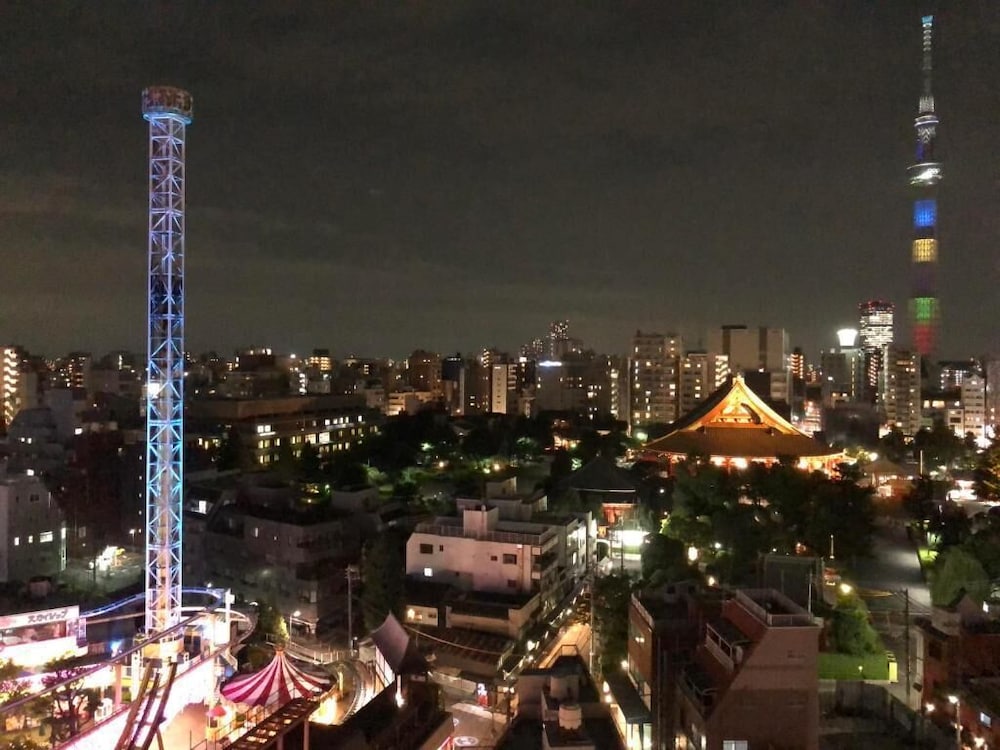 ダブルルーム 2名利用 禁煙 バルコニーからの眺望0 | 天然温泉 凌雲の湯 御宿 野乃 浅草
