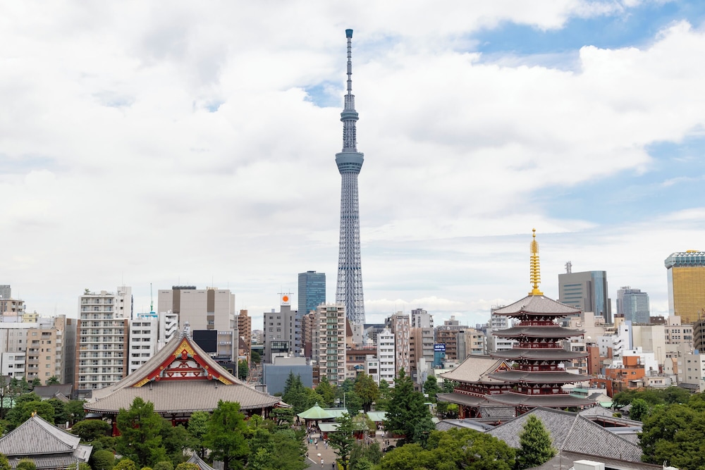 ダブルルーム 禁煙 バルコニーからの眺望0 | 天然温泉 凌雲の湯 御宿 野乃 浅草