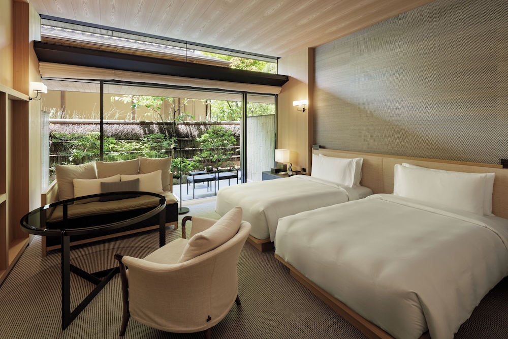 ルーム シングルベッド 2台 ガーデンテラス 部屋からの景観0 | パーク ハイアット 京都