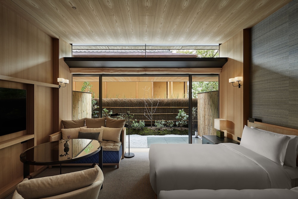 ルーム シングルベッド 2台 ガーデンテラス 客室2 | パーク ハイアット 京都