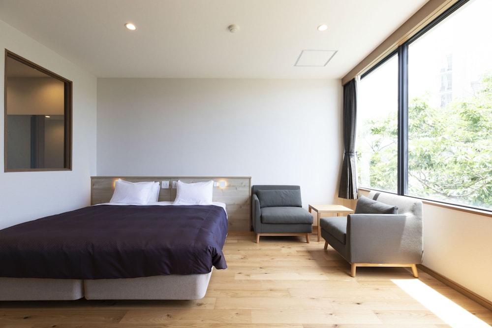 <源泉かけ流し温泉内湯> スーペリアダブルルーム (禁煙) 客室3 | 宮島 離れの宿 IBUKU