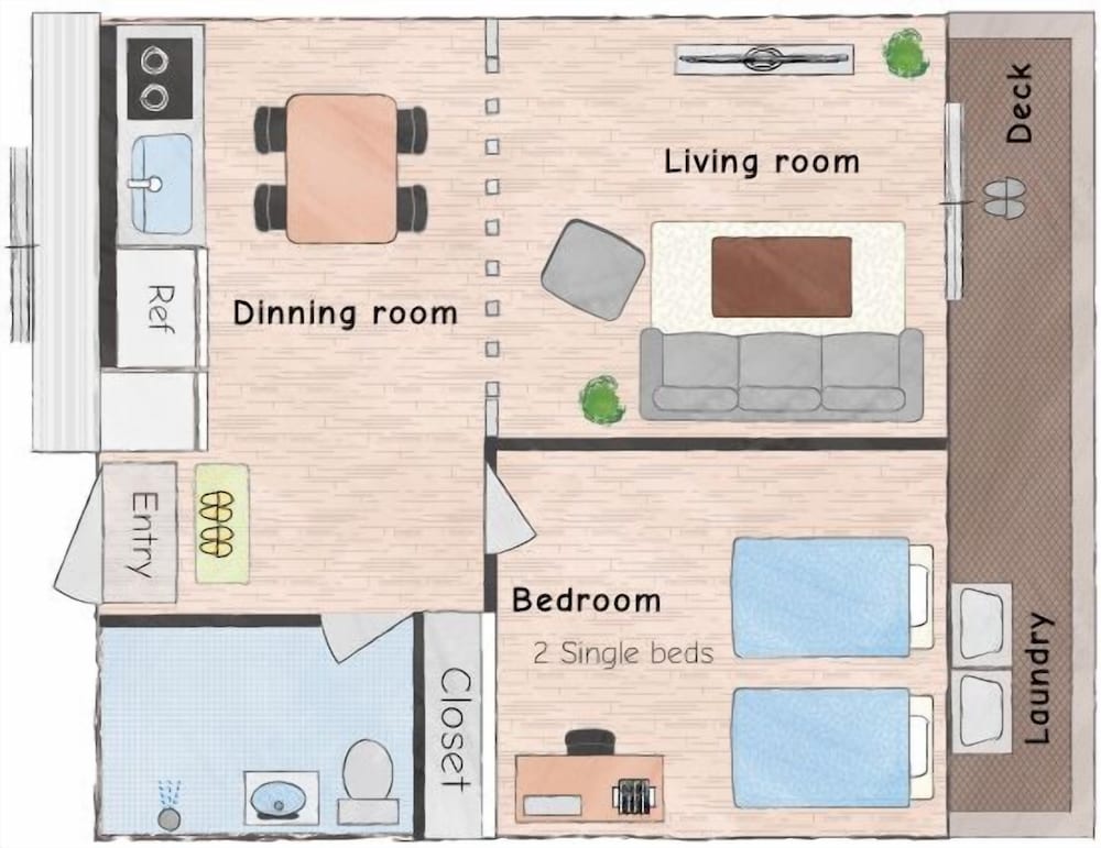 スタンダード アパートメント (B) フロアマップ0 | Hotel Upi – コンドミニアムホテル美浜ウーピー