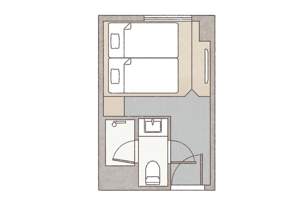 スタンダード ツインルーム 客室4 | ホテル アマネク 京都河原町五条