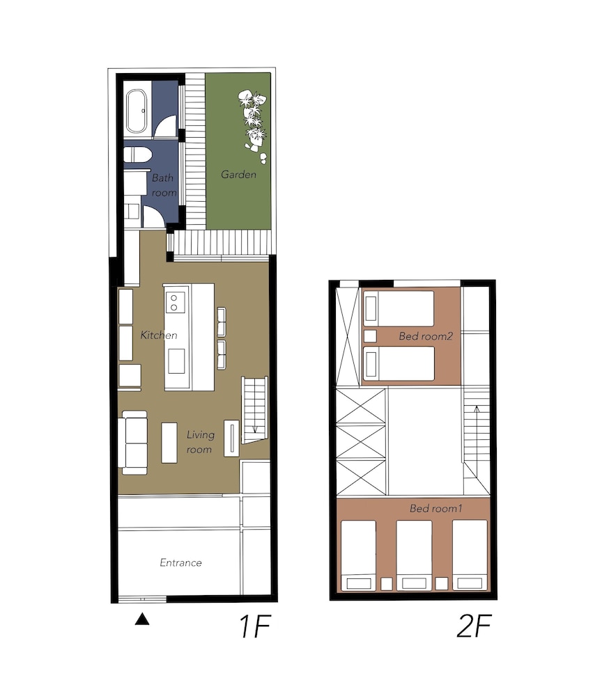 一棟貸し フロアマップ0 | 蓮華庵