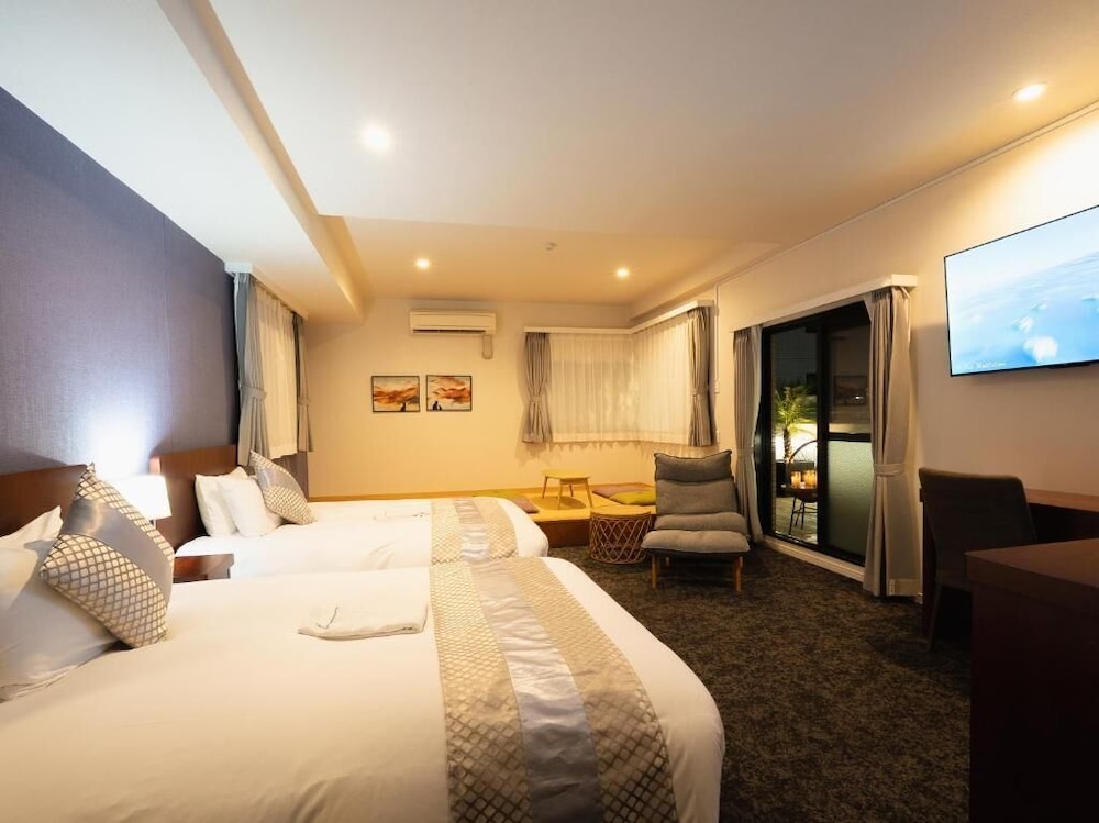 [禁煙] 和洋室スイート（バルコニー）＜140㎝ベッド×2台＞最大6名 | ホテル東京トリップ上野 西日暮里