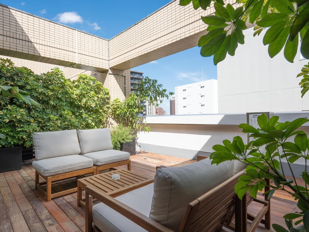 [禁煙] デラックスクィーン（バルコニー）22平米＜160cm幅ベッド＞ テラス / パティオ0 | ホテル東京トリップ上野 西日暮里