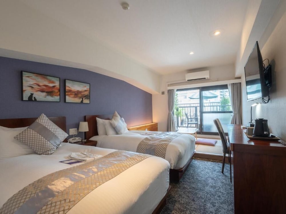 [禁煙] 和洋室ツイン 28平米＜120㎝幅ベッド＞最大4名 客室2 | ホテル東京トリップ上野 西日暮里