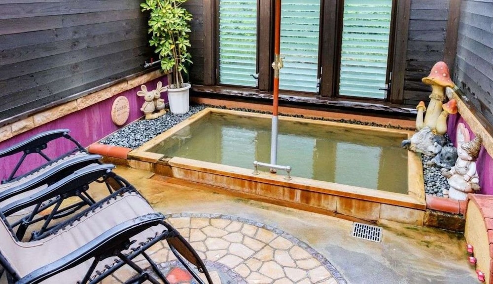 グランピング(露天風呂付き） バスルーム0 | こしかの温泉