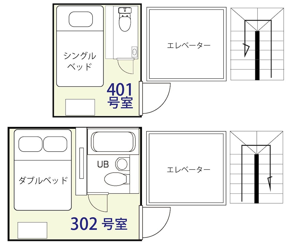 ルーム 2 ベッドルーム (GS302) | 新宿グローバルホテル