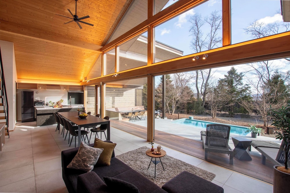 Villa A - SPA棟 - (モダンスタイル) 一棟貸切りプライベートプール, サウナ, 露天風呂付き 禁煙 客室5 | ヴィラメッサ軽井沢