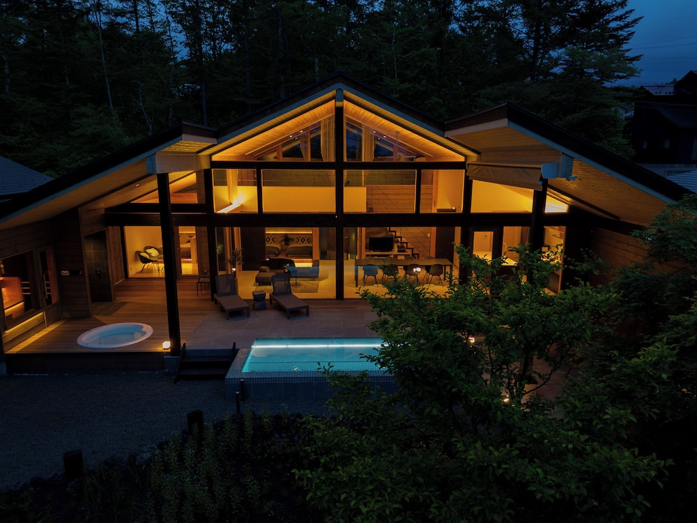 Villa A - SPA棟 - (モダンスタイル) 一棟貸切りプライベートプール, サウナ, 露天風呂付き 禁煙 客室20 | ヴィラメッサ軽井沢