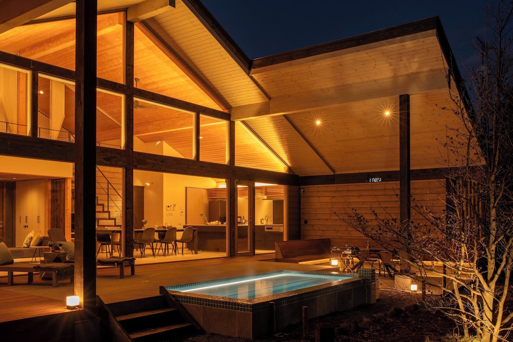 Villa A - SPA棟 - (モダンスタイル) 一棟貸切りプライベートプール, サウナ, 露天風呂付き 禁煙 テラス / パティオ14 | ヴィラメッサ軽井沢