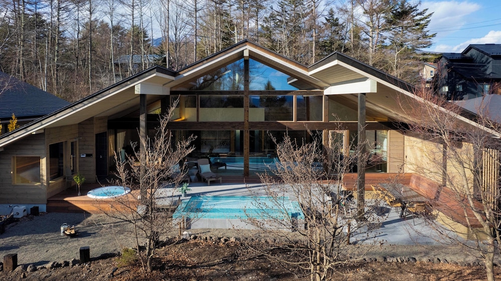 Villa A - SPA棟 - (モダンスタイル) 一棟貸切りプライベートプール, サウナ, 露天風呂付き 禁煙 客室11 | ヴィラメッサ軽井沢