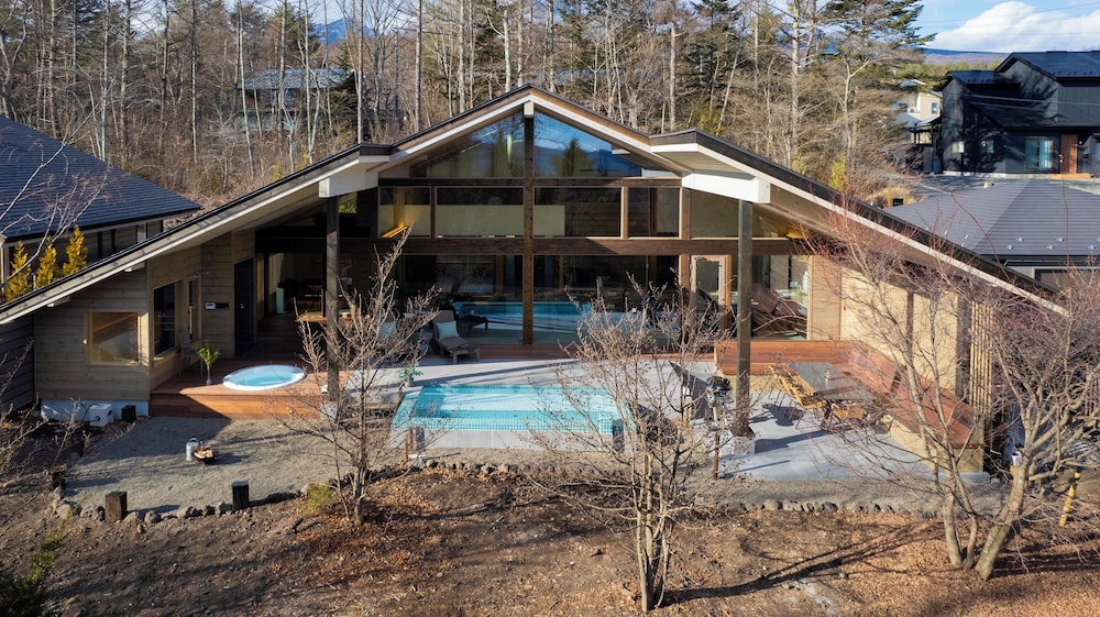 Villa A - SPA棟 - (モダンスタイル) 一棟貸切りプライベートプール, サウナ, 露天風呂付き 禁煙 客室8 | ヴィラメッサ軽井沢