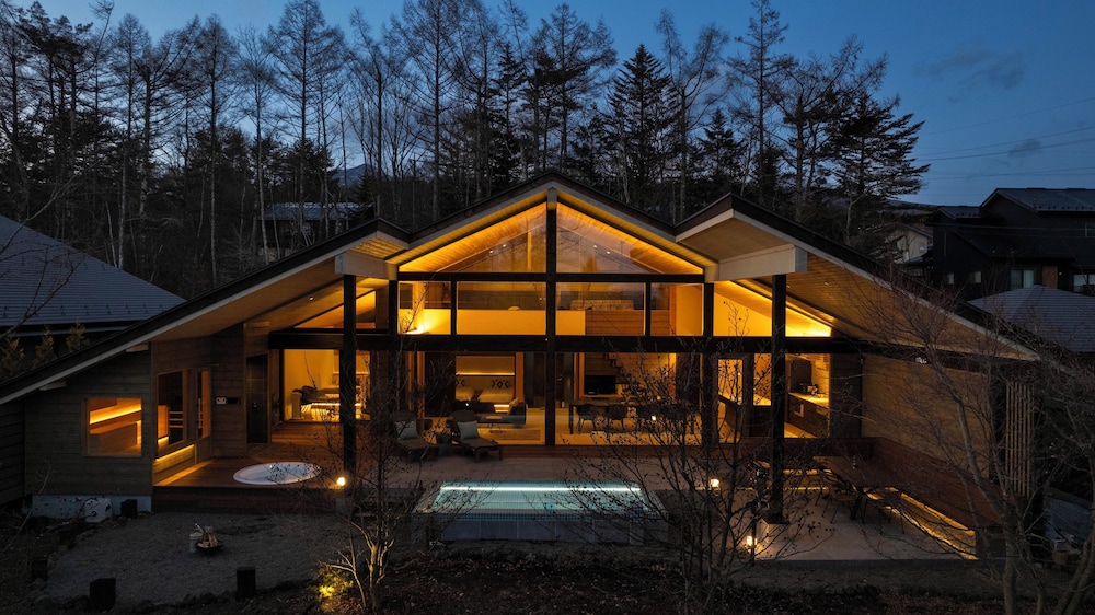 Villa A - SPA棟 - (モダンスタイル) 一棟貸切りプライベートプール, サウナ, 露天風呂付き 禁煙 客室13 | ヴィラメッサ軽井沢