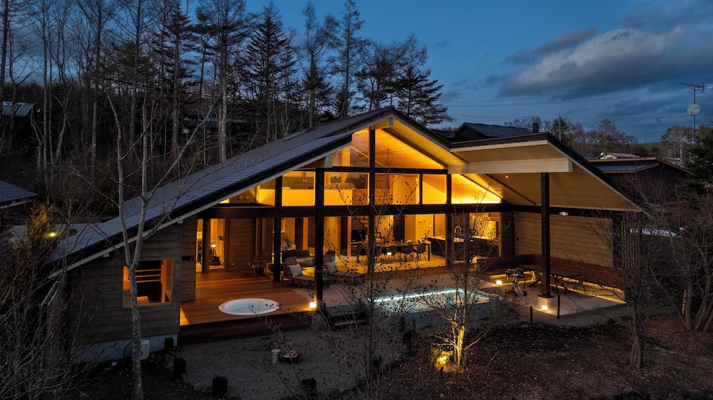 Villa A - SPA棟 - (モダンスタイル) 一棟貸切りプライベートプール, サウナ, 露天風呂付き 禁煙 客室12 | ヴィラメッサ軽井沢