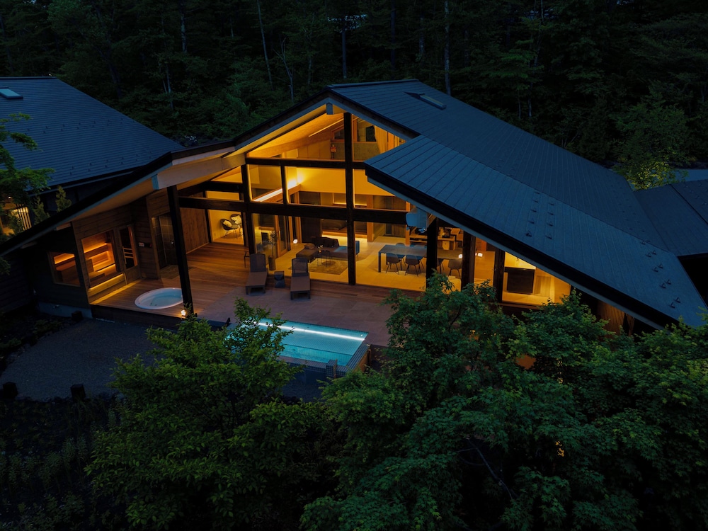 Villa A - SPA棟 - (モダンスタイル) 一棟貸切りプライベートプール, サウナ, 露天風呂付き 禁煙 | ヴィラメッサ軽井沢